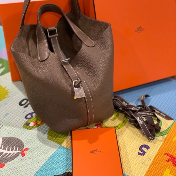 Beautiful Picotin❤️Hermès Made in France - Picture 6 of 7